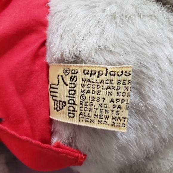 Applause Vintage Toy Soldier Teddy Bear 12-inch Stuffed Animal Toy Year 1987 - Picture 7 of 9